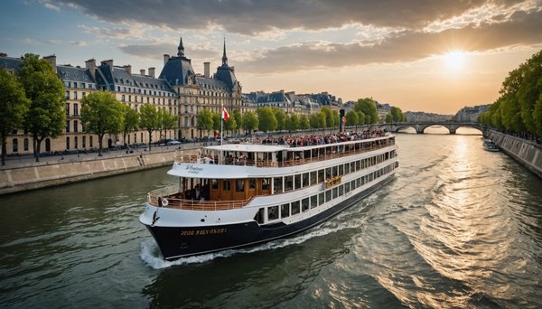 Explore les meilleures croisières en bateau mouche sur la seine à paris