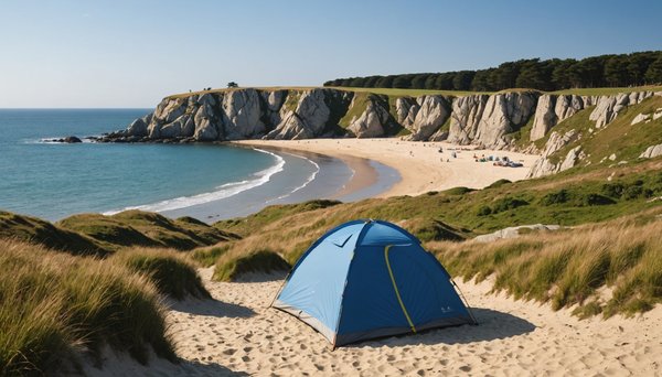 Camping bord de mer bretagne : le cabellou plage vous attend